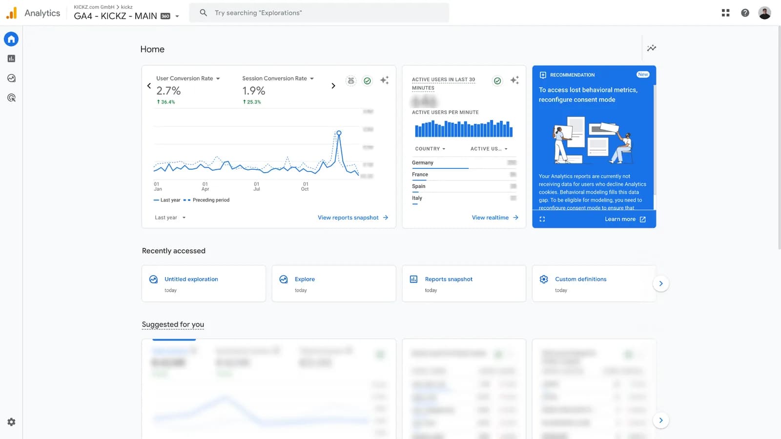 DRIP Research Dashboard mit Customer-Insight-Signalen