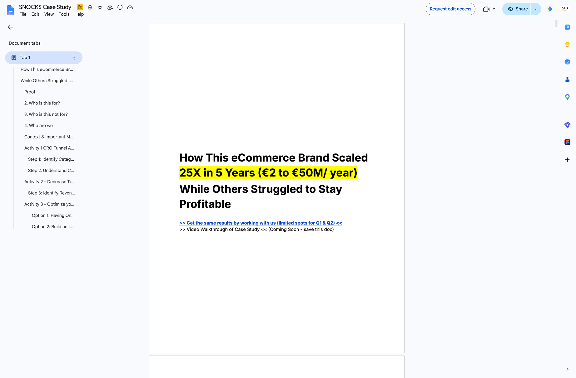 SNOCKS Case Study