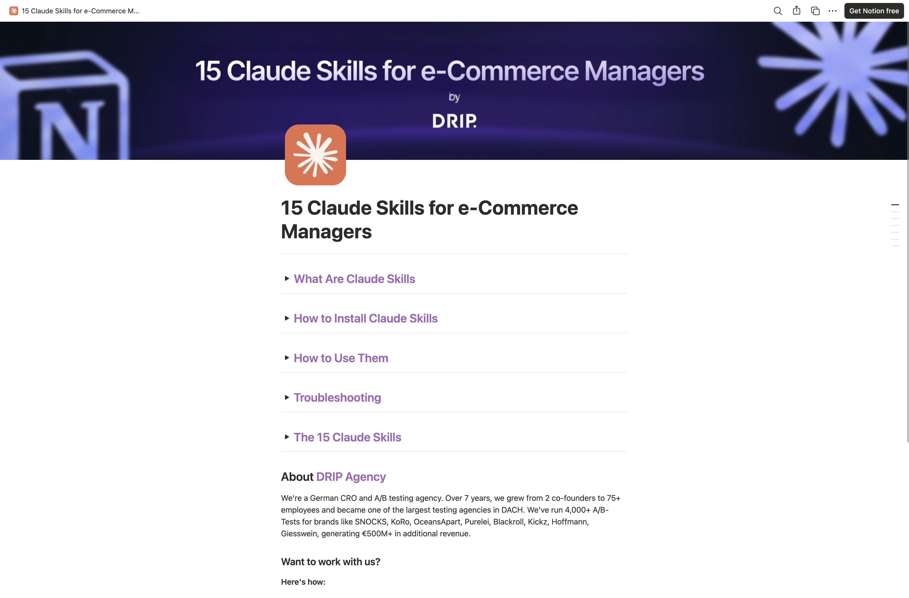 15 Claude Skills for e-Commerce Managers