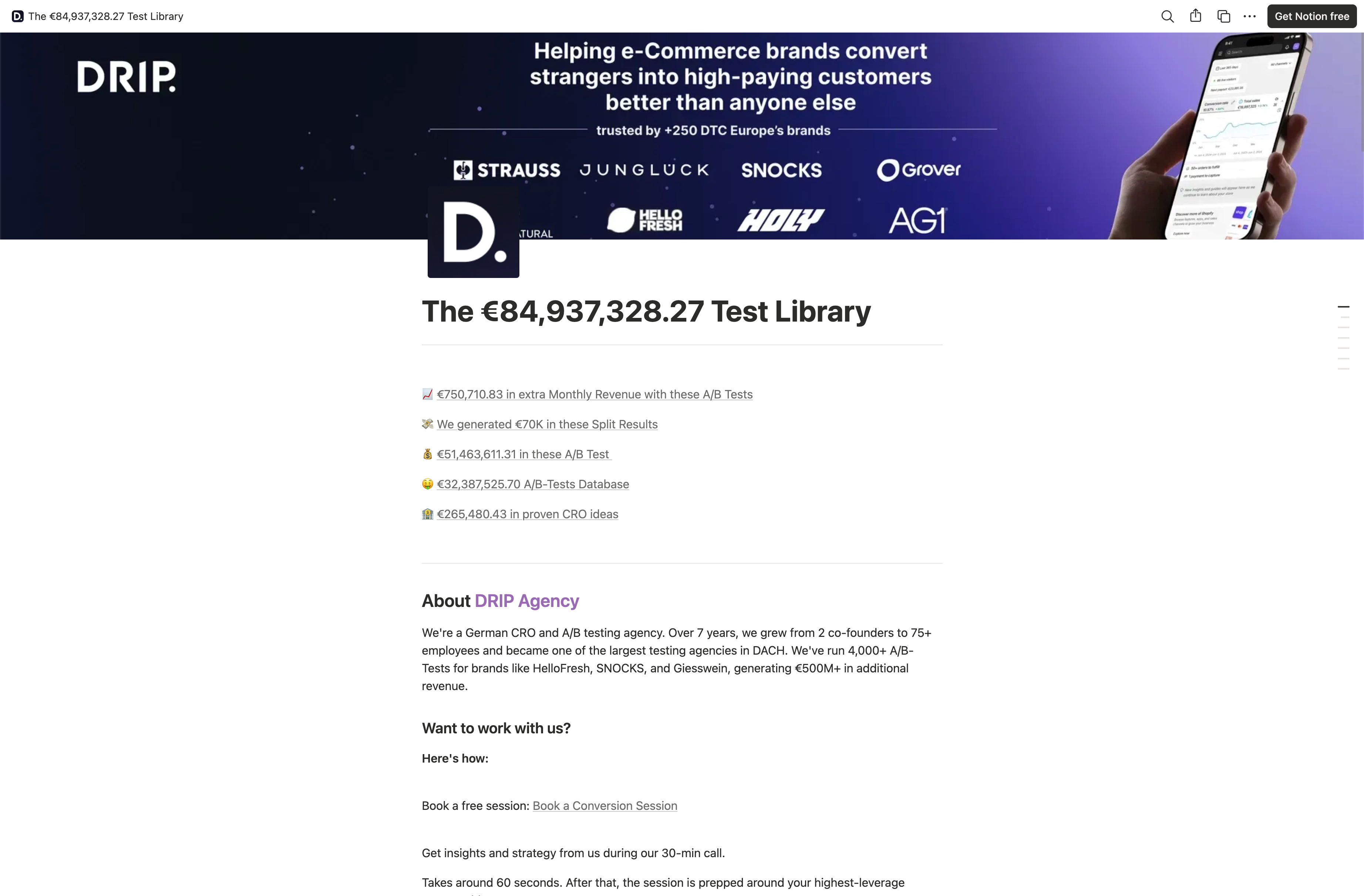 The €84,937,328.27 Test Library