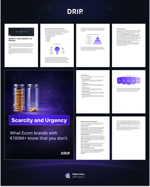 Urgency & Scarcity: what Ecom brands with €100M+ know that you don't