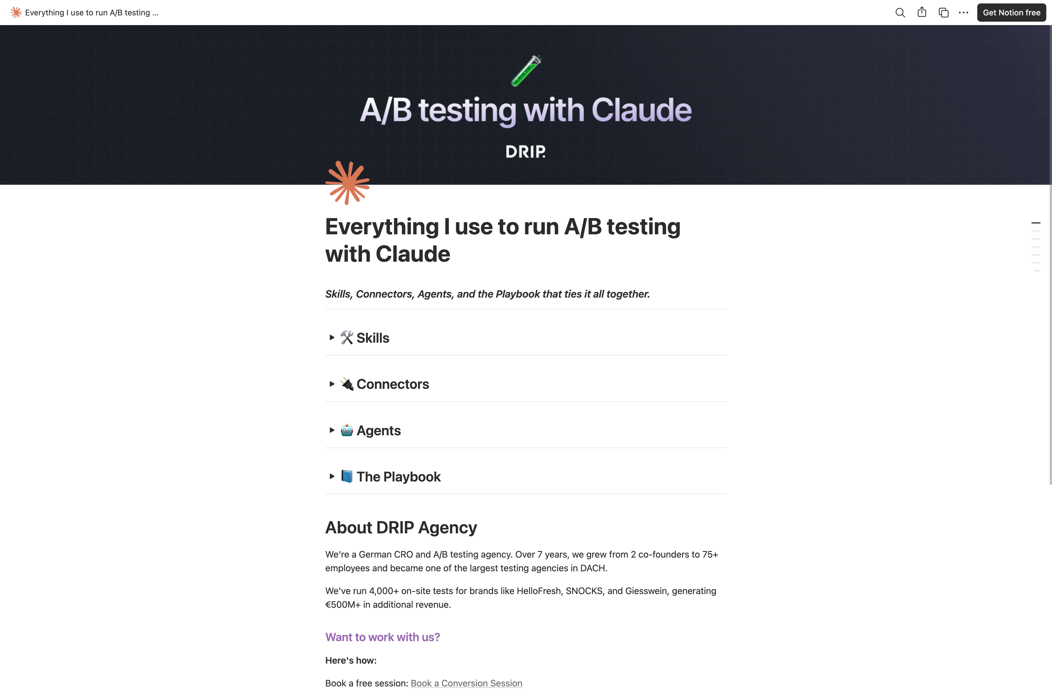 Claude Stack for A/B Testing