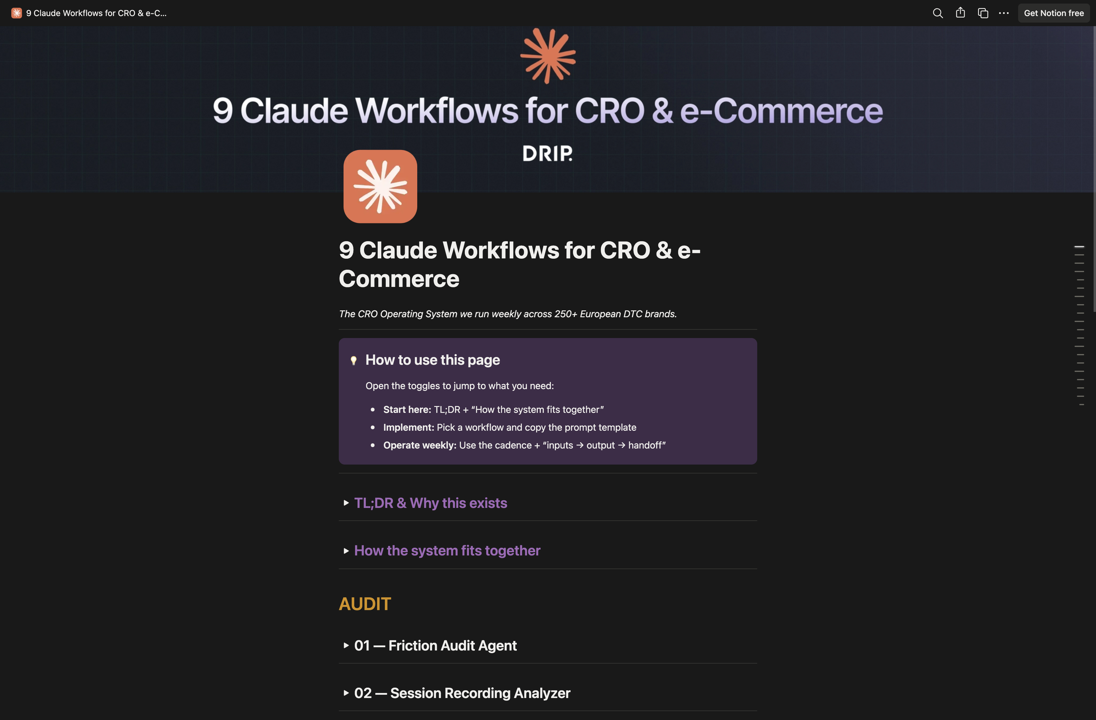 9 Claude workflows for CRO & e-Commerce