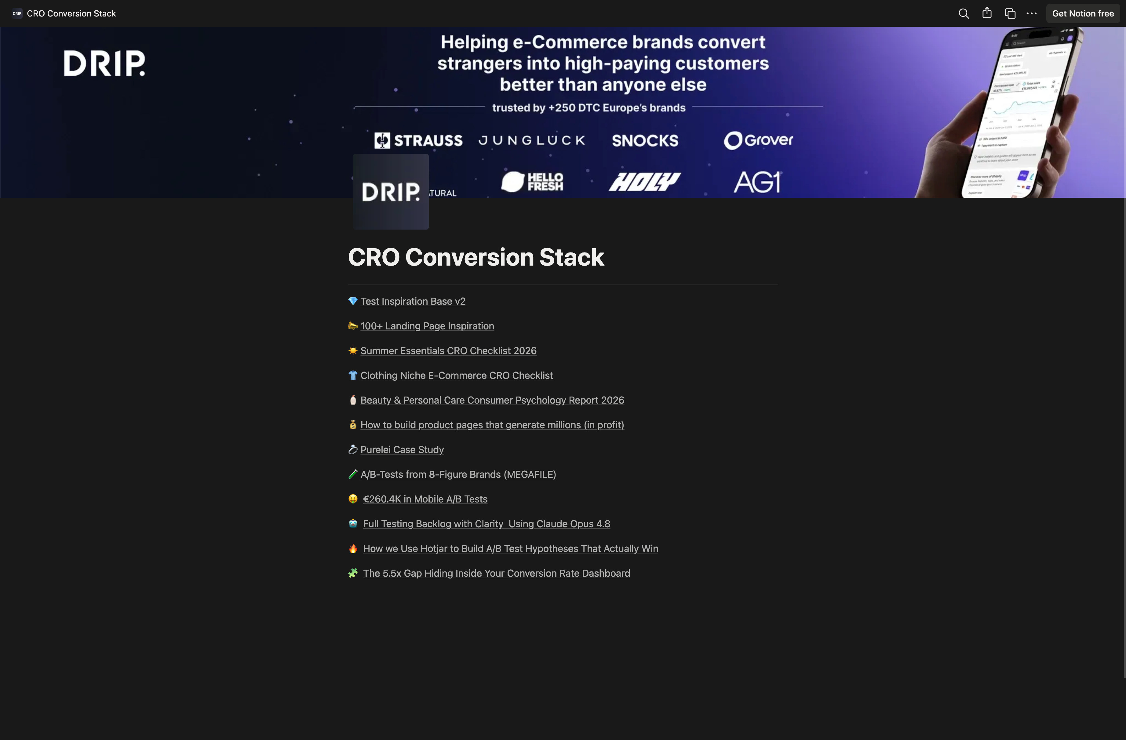 CRO Conversion Stack