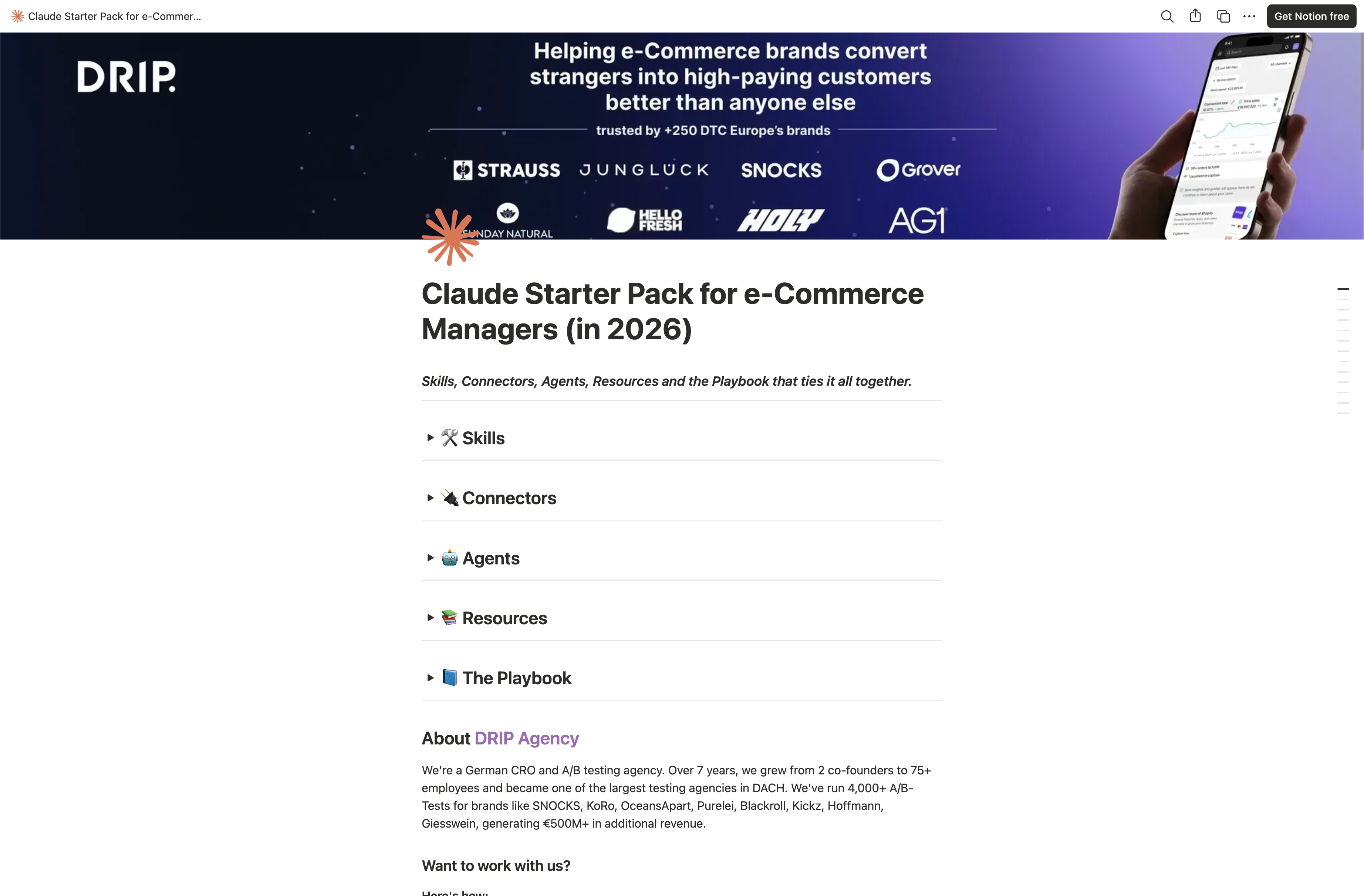 Claude Starter Pack for e-Commerce Managers (in 2026)