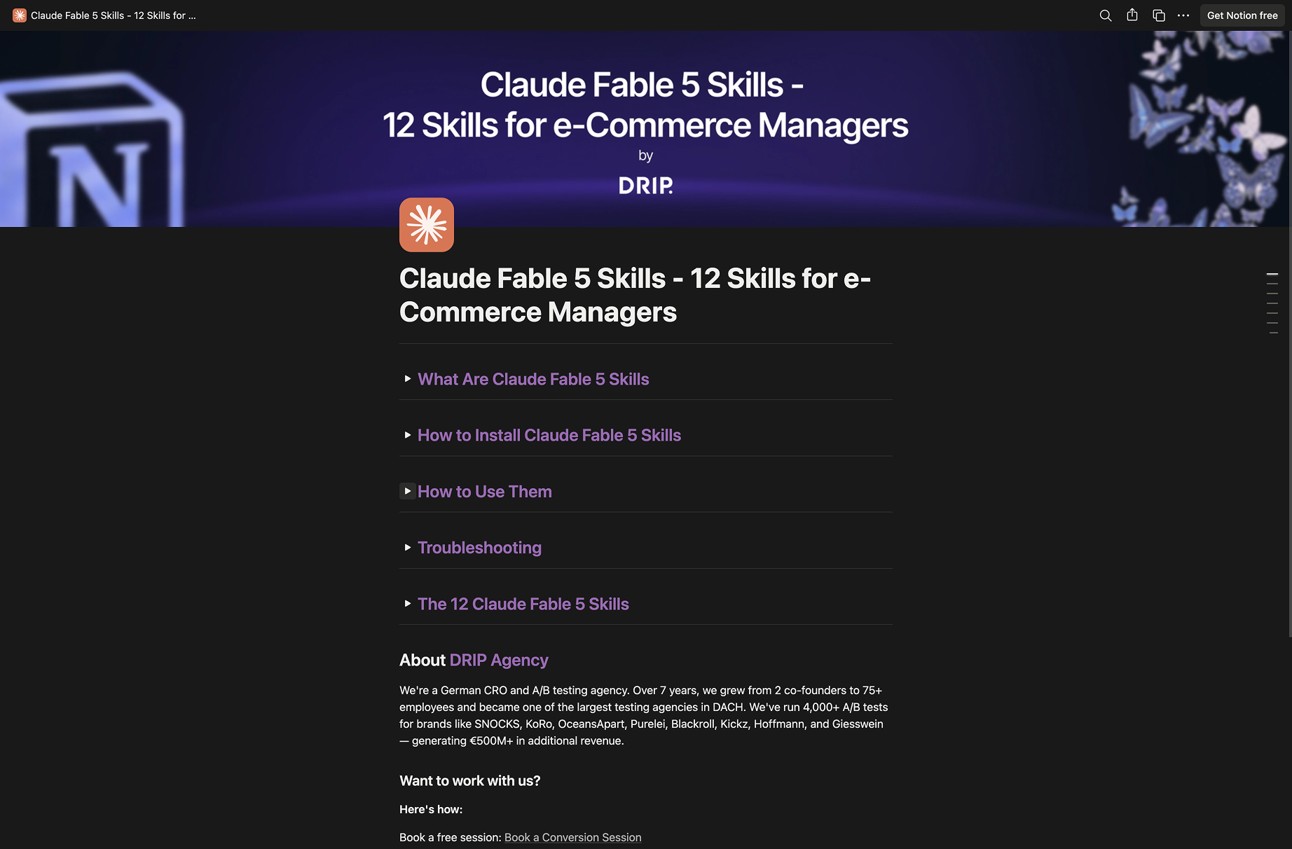 12 Skills for e-Commerce Managers (Claude Fable 5)