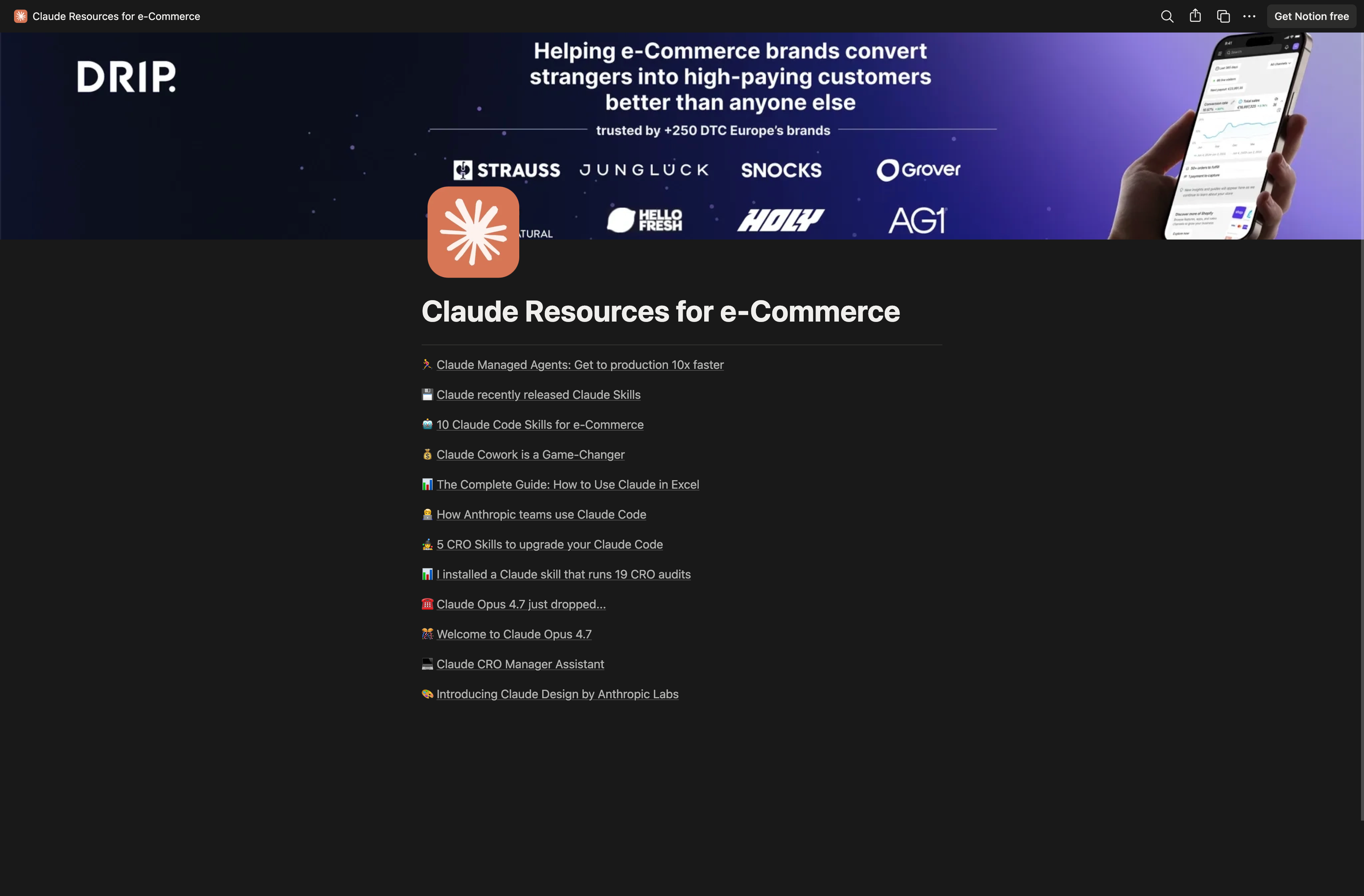 Claude CRO & AI resources for e-Commerce